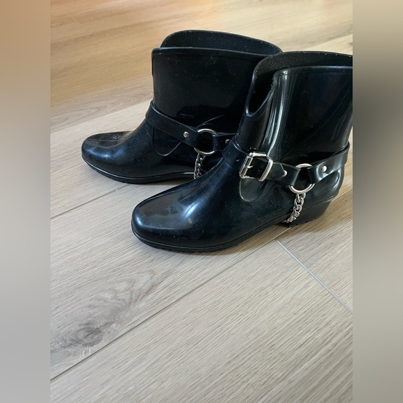Marc by Marc Jacobs Black Rubber Rain Boots​​ - Picture 2 of 5